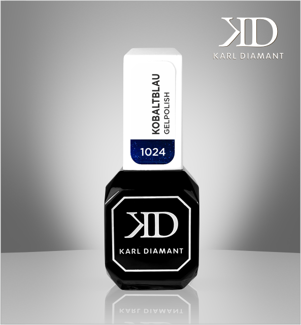 UV Gelpolish Kobaltblau Glitter 1024