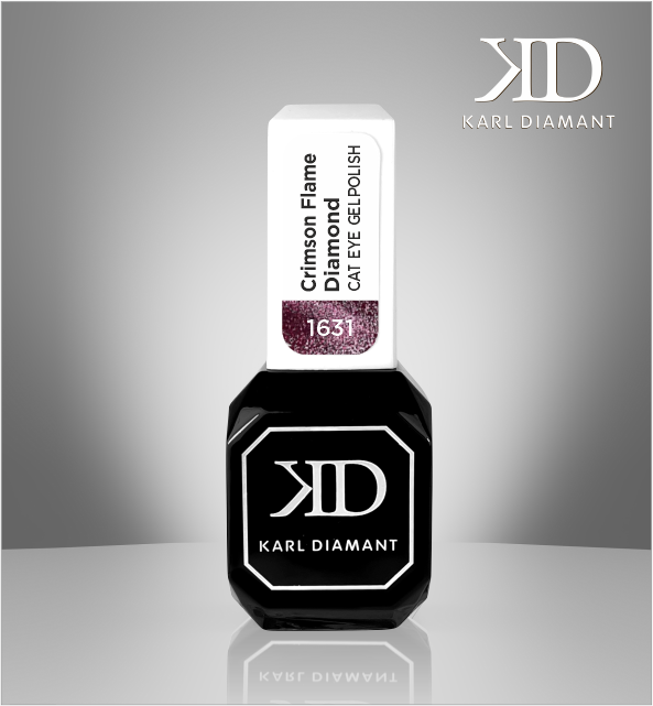 UV Gelpolish Cat Eye Diamond Crimson Flame 1631