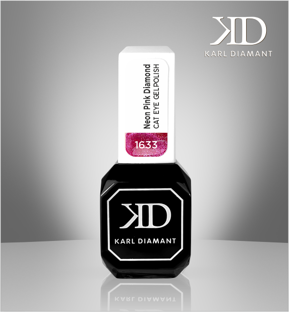  Gelpolish Cat Eye Neon Pink Diamond