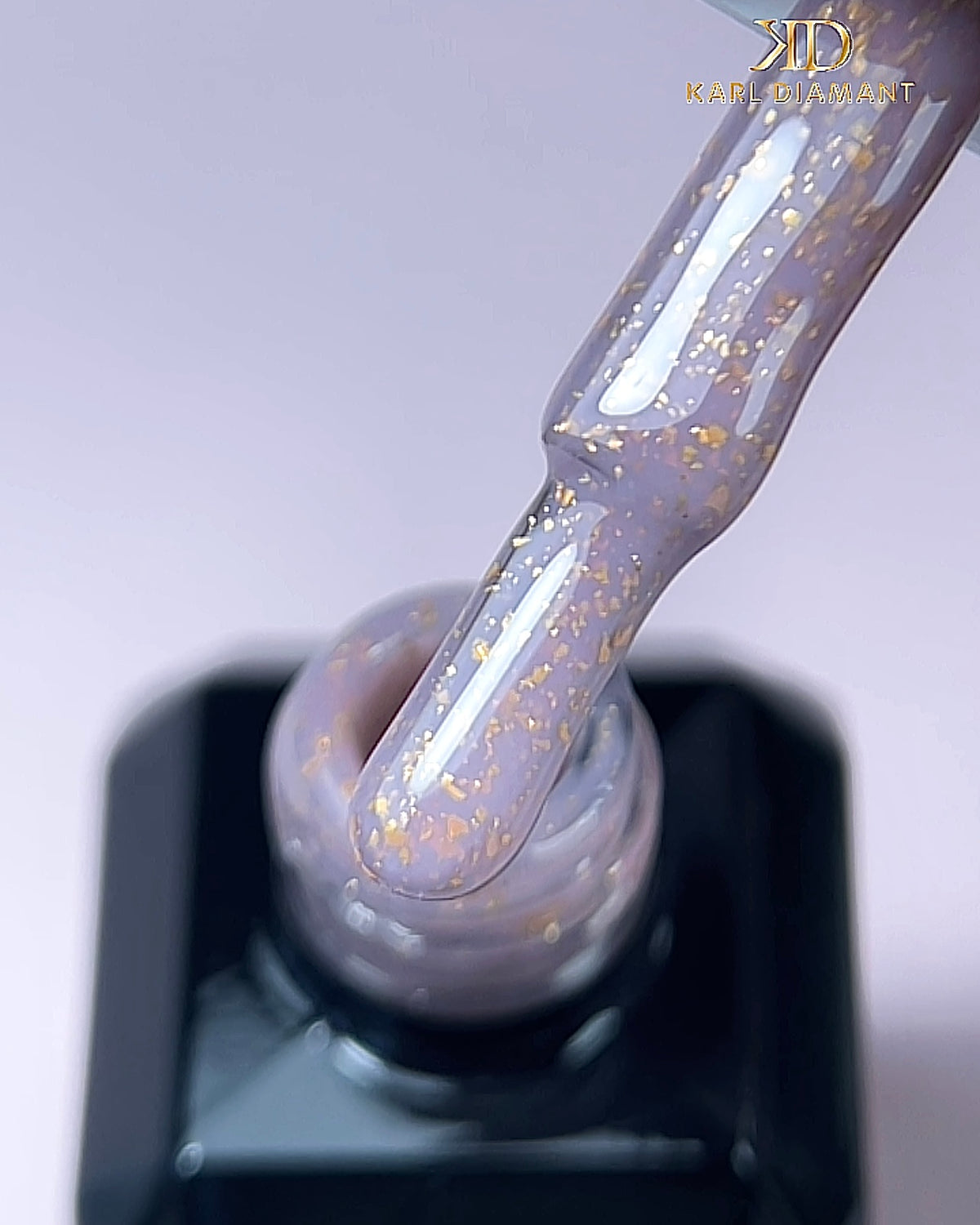 UV Gelpolish Lavender Gold Flakes