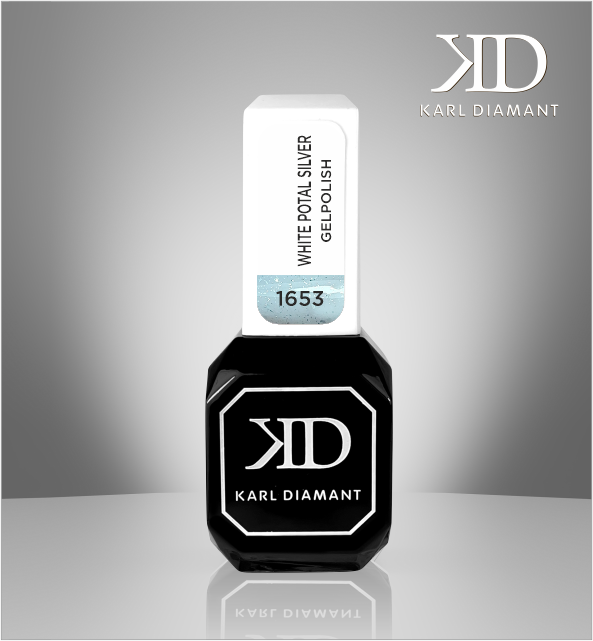 UV Gelpolish White Potal Silver 1653