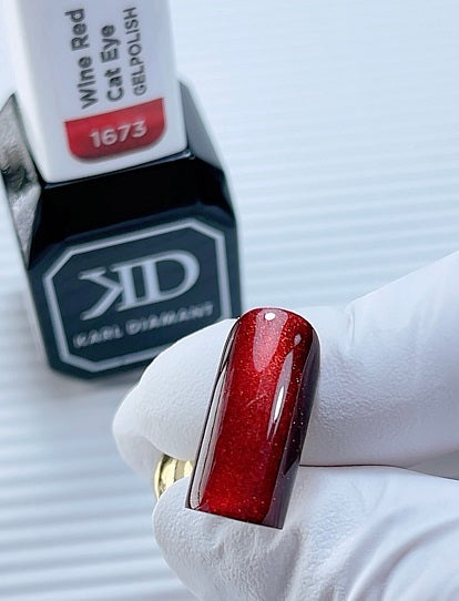 UV Gelpolish Cat Eye Wine Red 1673