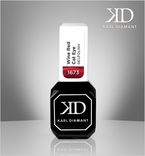 UV Gelpolish Cat Eye Wine Red 1673