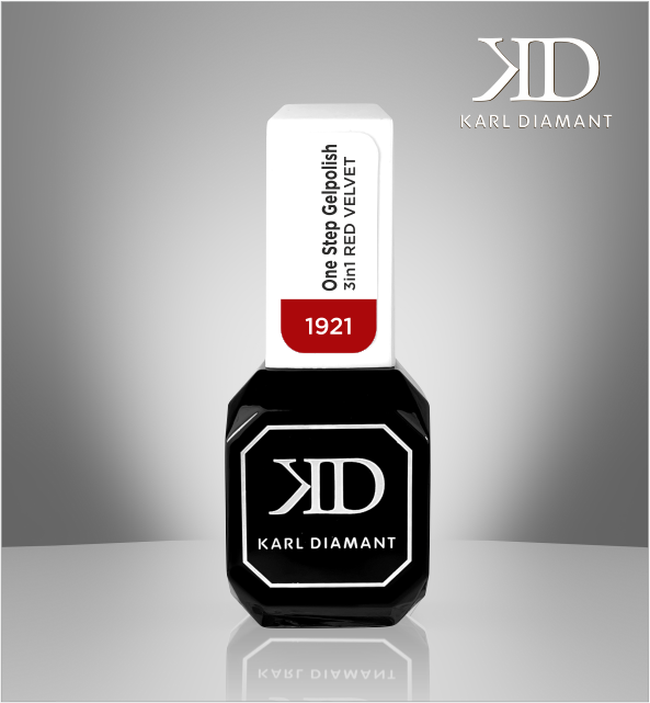 UV Gel polish One Step 3in1 Red Velvet 