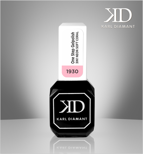 UV Gel polish One Step 3in1 Neon Soft Coral