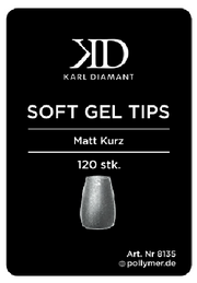Soft Gel Tips matt kurz 8135