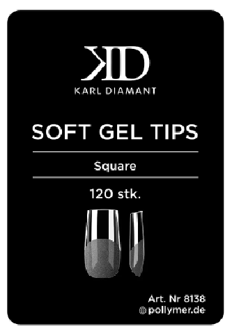 Soft Gel Tips Square 8138