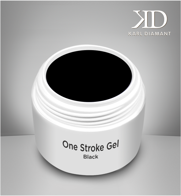 One Stroke Gel Black 2715