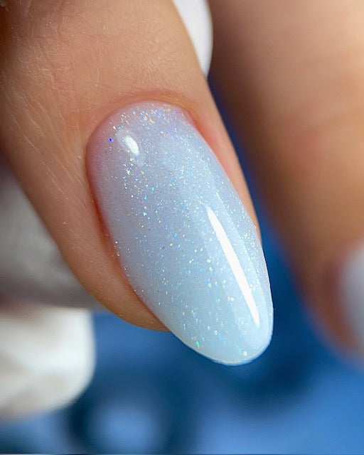 Pearl Blue Aufbau Gel 4039