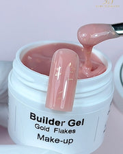 Builder Gel Make-up Gold Flakes