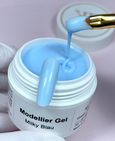 Modellier Colour Gel Milky Blau 4063
