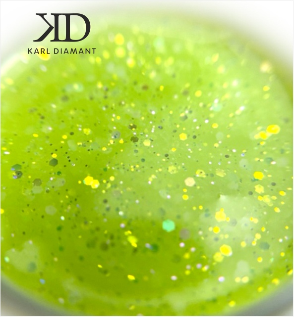 Confetti-Glitter Lemon Modellier Gel 4088