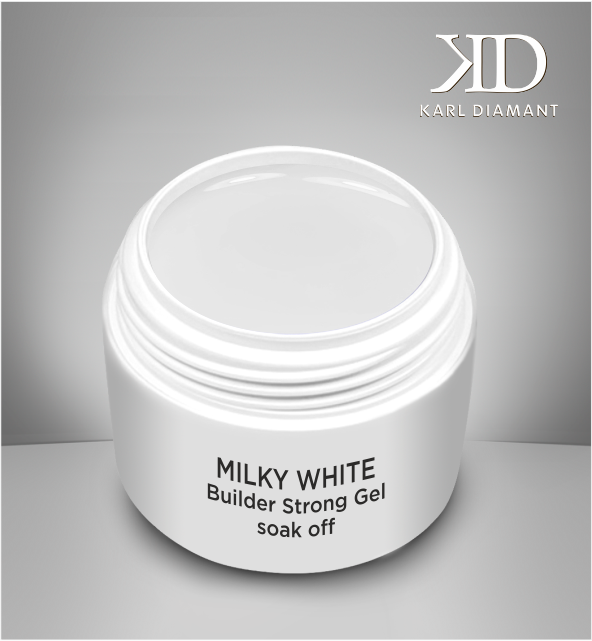 Builder Strong Gel soak off Milky White 4103