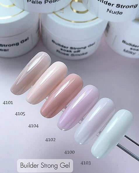 Builder Strong Gel soak off Milky White 4103