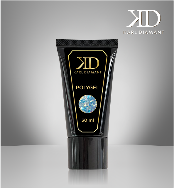 PolyGel Transparent mit Aurora Flakes 4237