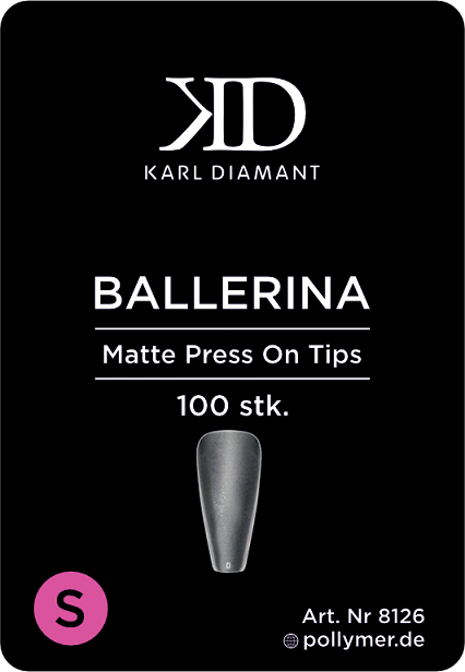 Press-On Tips BALLERINA matt Größe S 8126