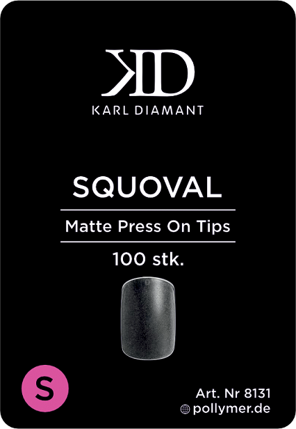 Press-On Tips SQUOVAL matt Größe S 8131
