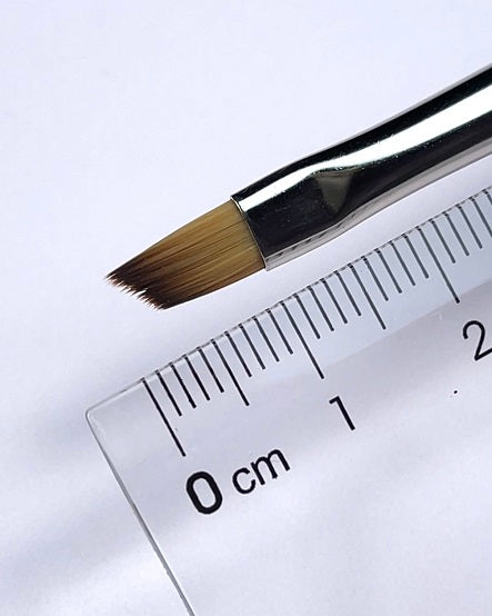 Gel Pinsel schräg Gr.4