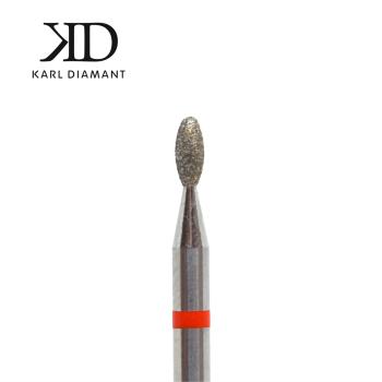 Diamant Bit Ellipse Fein - roter Ring ø 1,8 mm