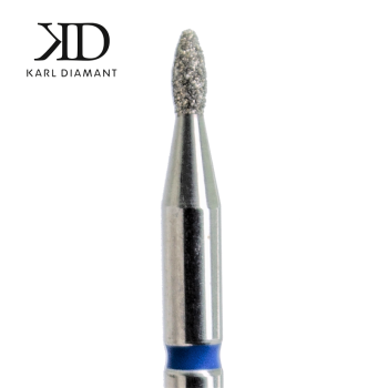 Diamant Bit Flamme Normal - blauer Ring ø 1,4 mm