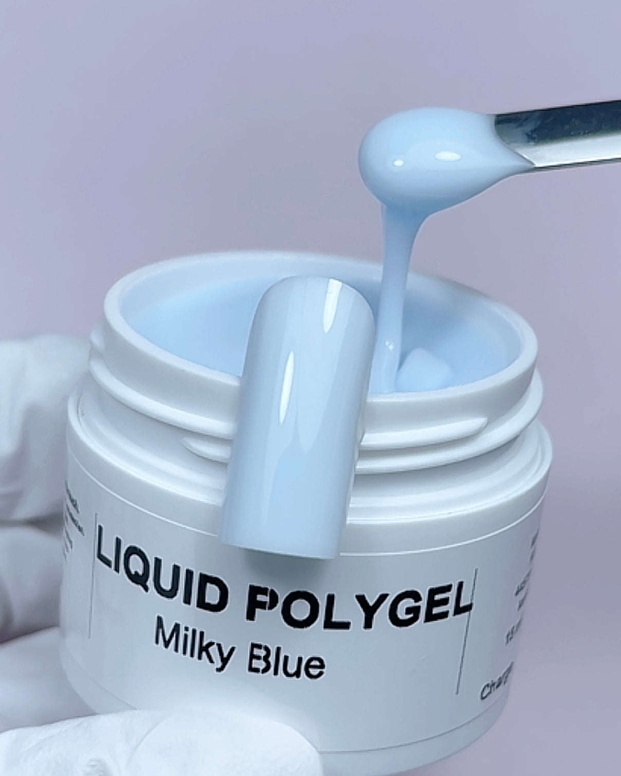 Liquid Polygel Milky Blue