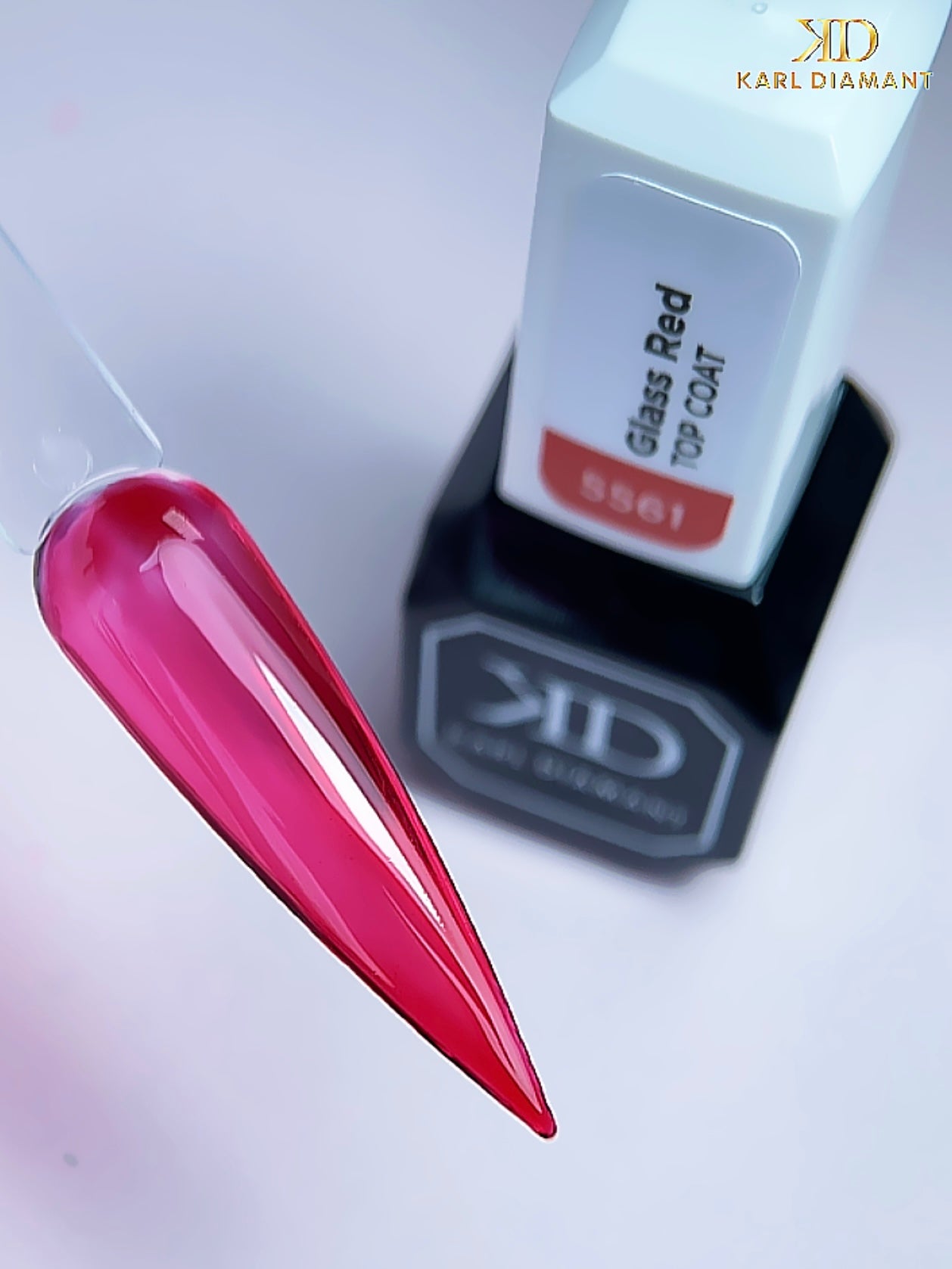 Top Coat Glass Red ohne Schwitzschicht 5561