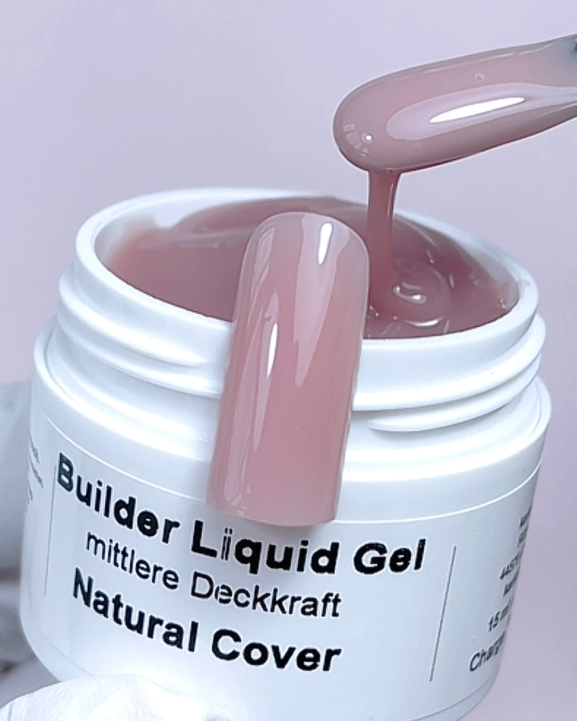 Builder Liquid Gel Natural Cover. Mittel pigmentiert. 4187