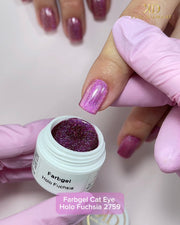 Farbgel Cat Eye Holo Fuchsia 2759