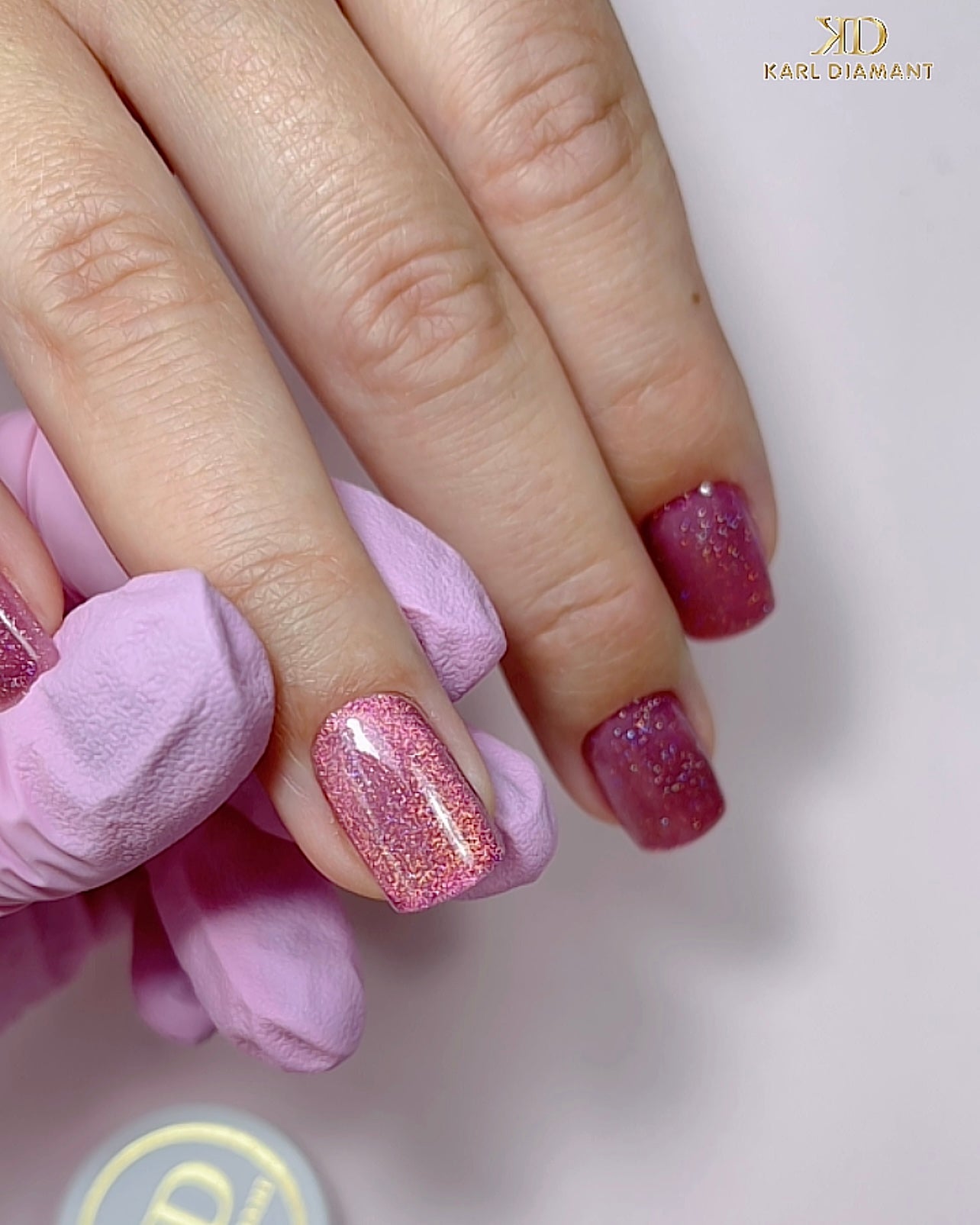 Gelpolish Cat Eye Holo Rose 1663