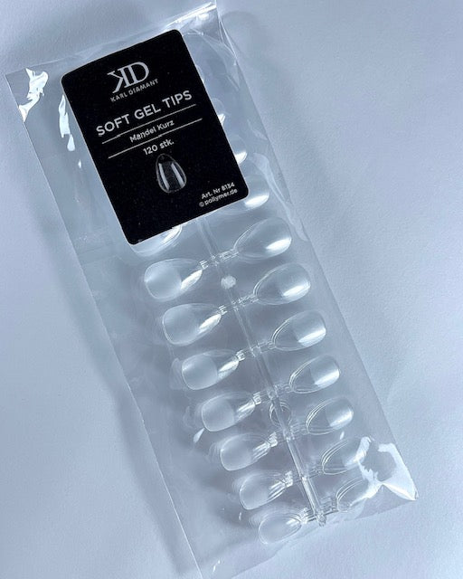 Soft Gel Tips Mandel kurz 8134