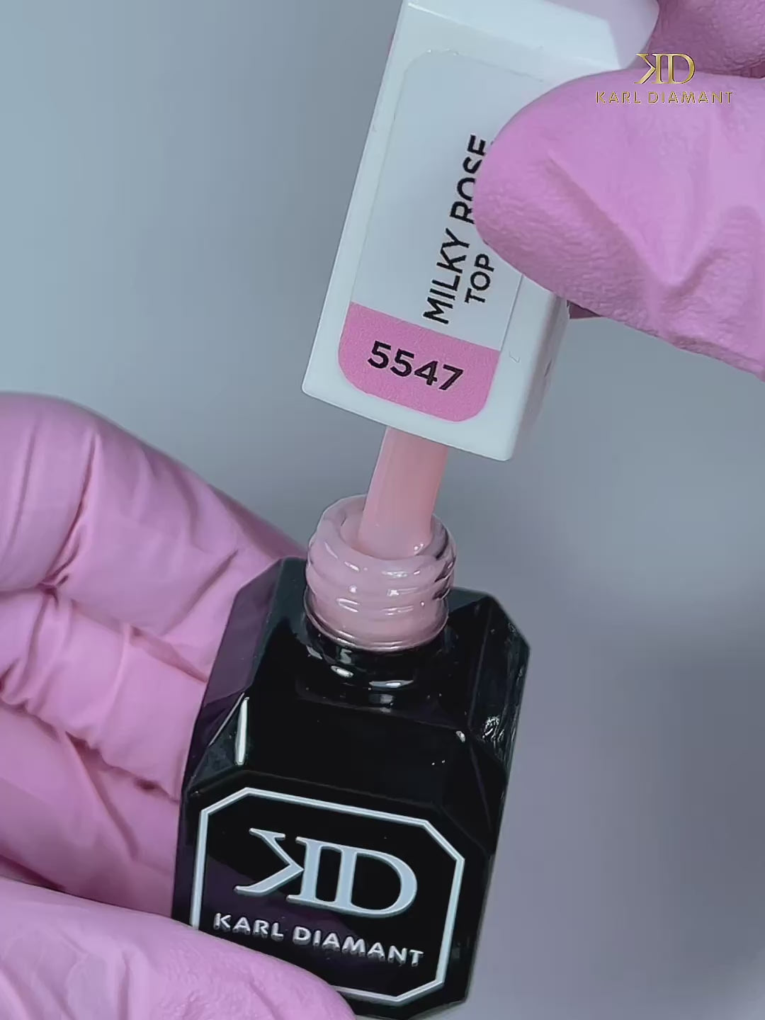 Video laden: Top Coat Milky Rose ohne Schwitzschicht 5547