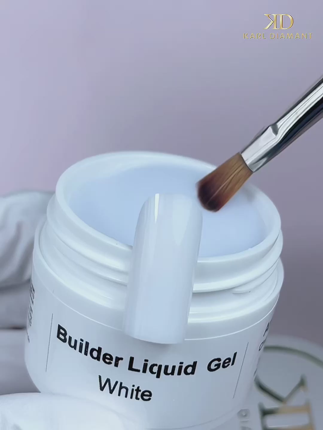 Charger la vidéo : Builder Liquid Gel White 4190