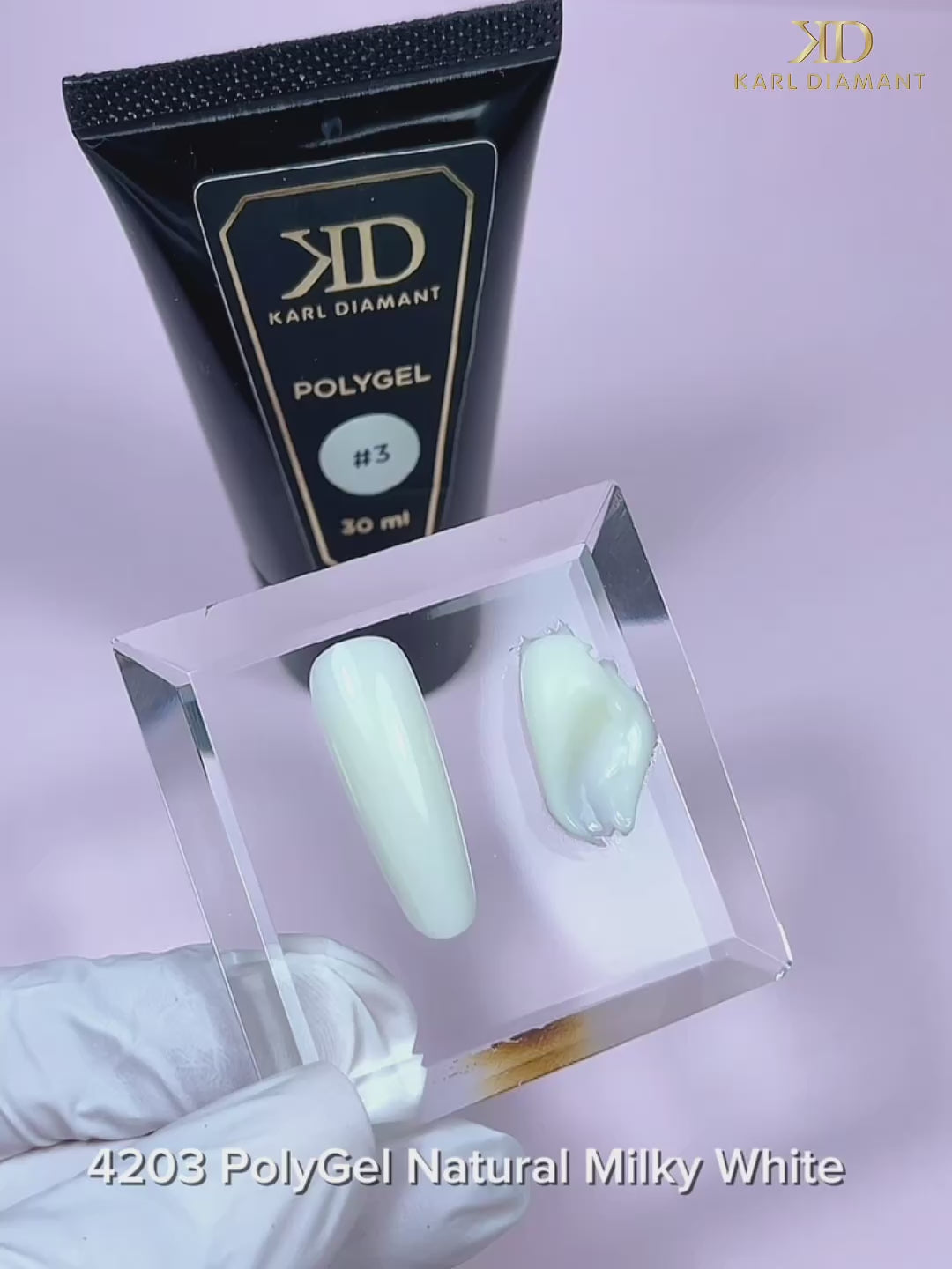 Video laden: PolyGel Natural Milky White 4203