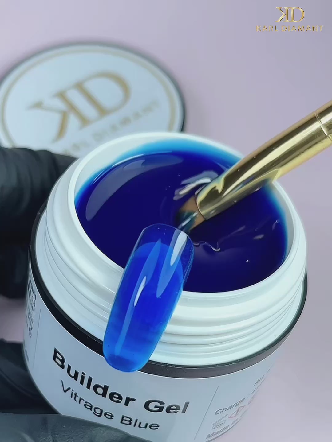 Video laden: Builder Gel Vitrage Blue 4124