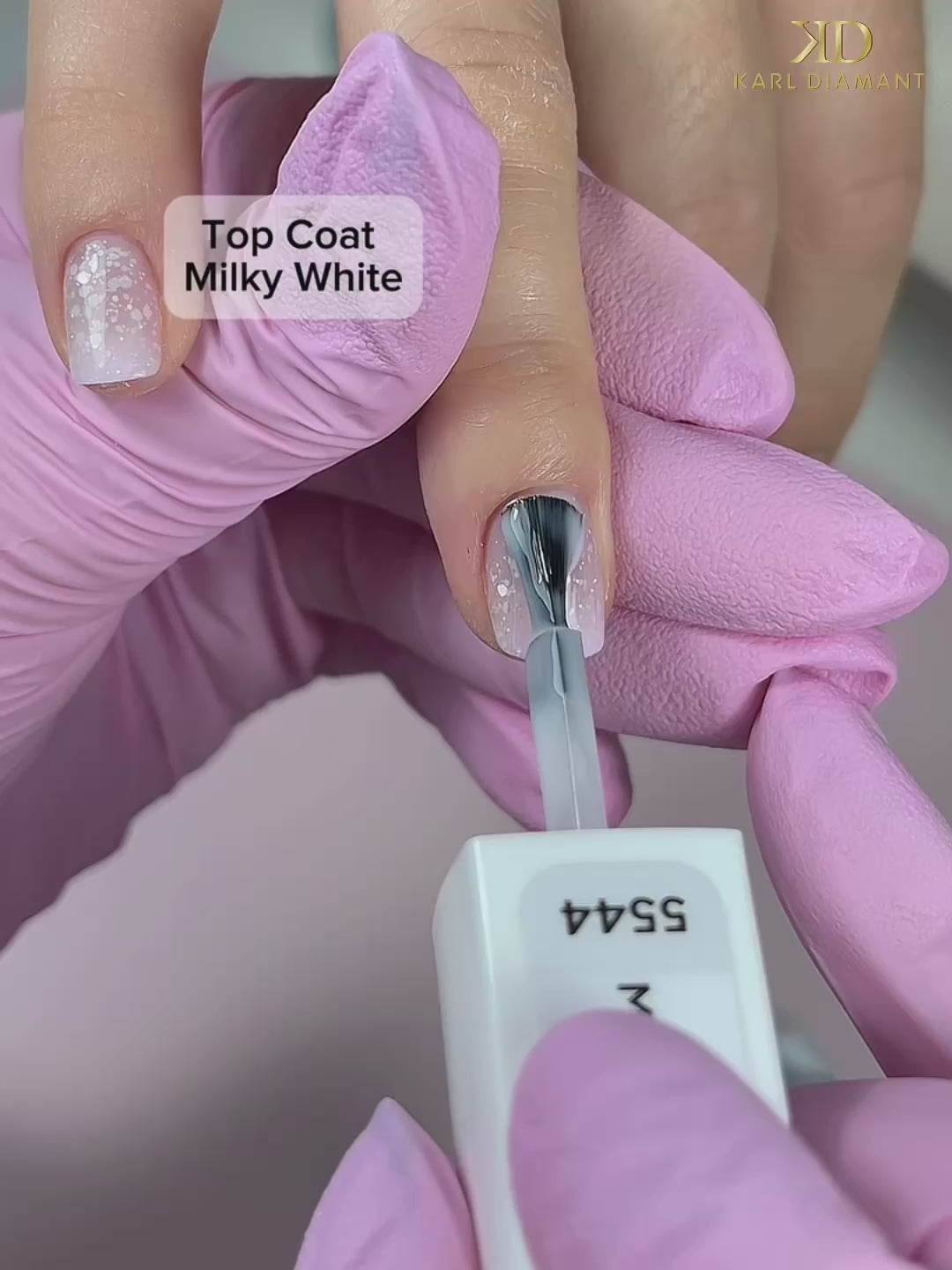 Video laden: Top Coat Milky White ohne Schwitzschicht 5544