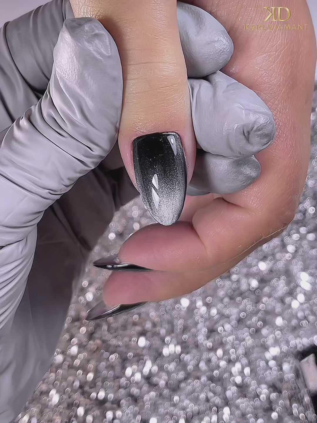 Video laden: UV Gelpolish Cat Eye Silk Aqua Sky 1609