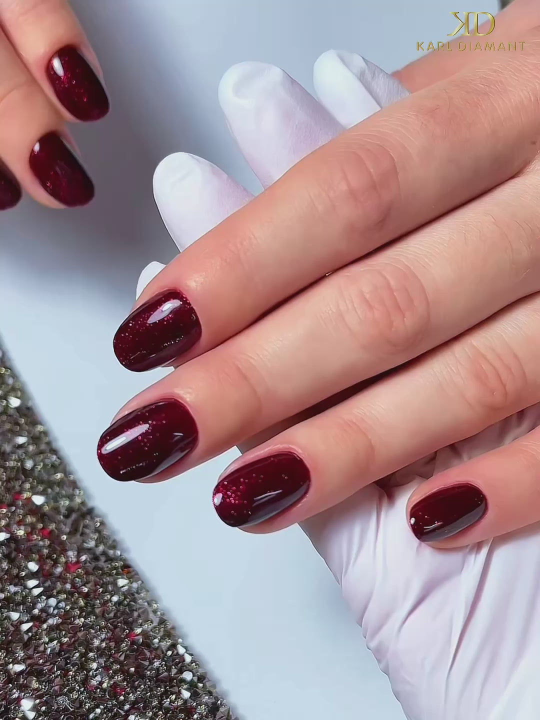 Video laden: UV Gelpolish Glitter Cherry 1586