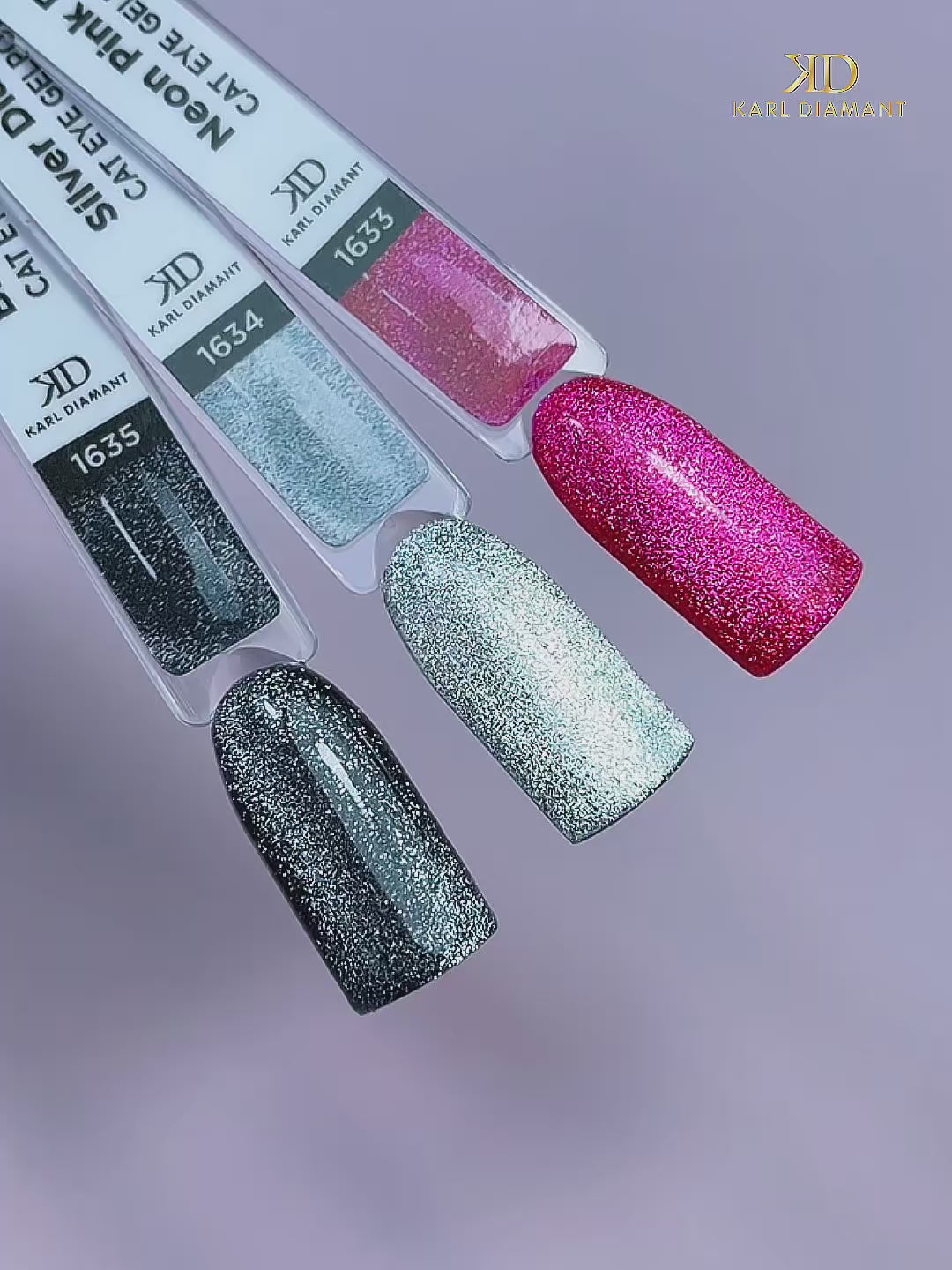 Video laden: UV Gelpolish Cat Eye Neon Pink Diamond 1633
