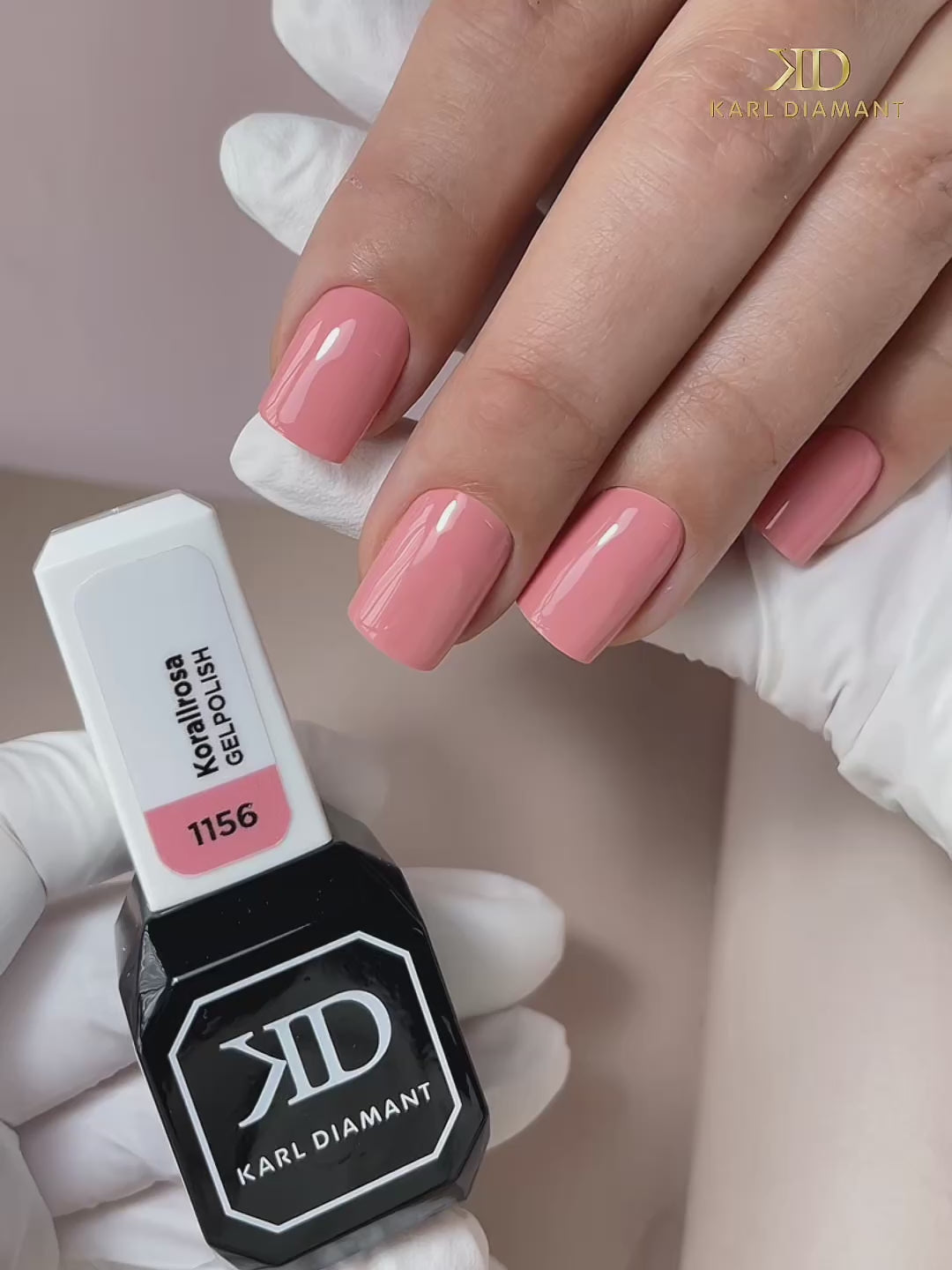 Video laden: UV Gelpolish Korallrosa 1156