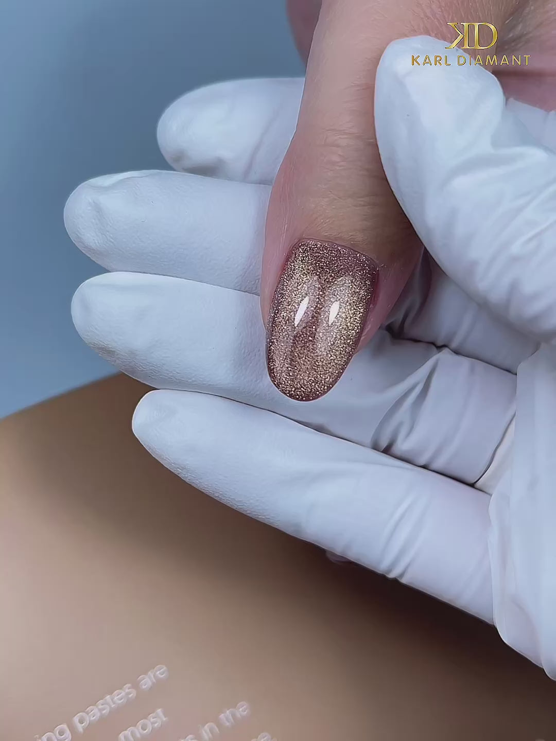Load video: UV Gelpolish Cat Eye Dark Mocha 1619