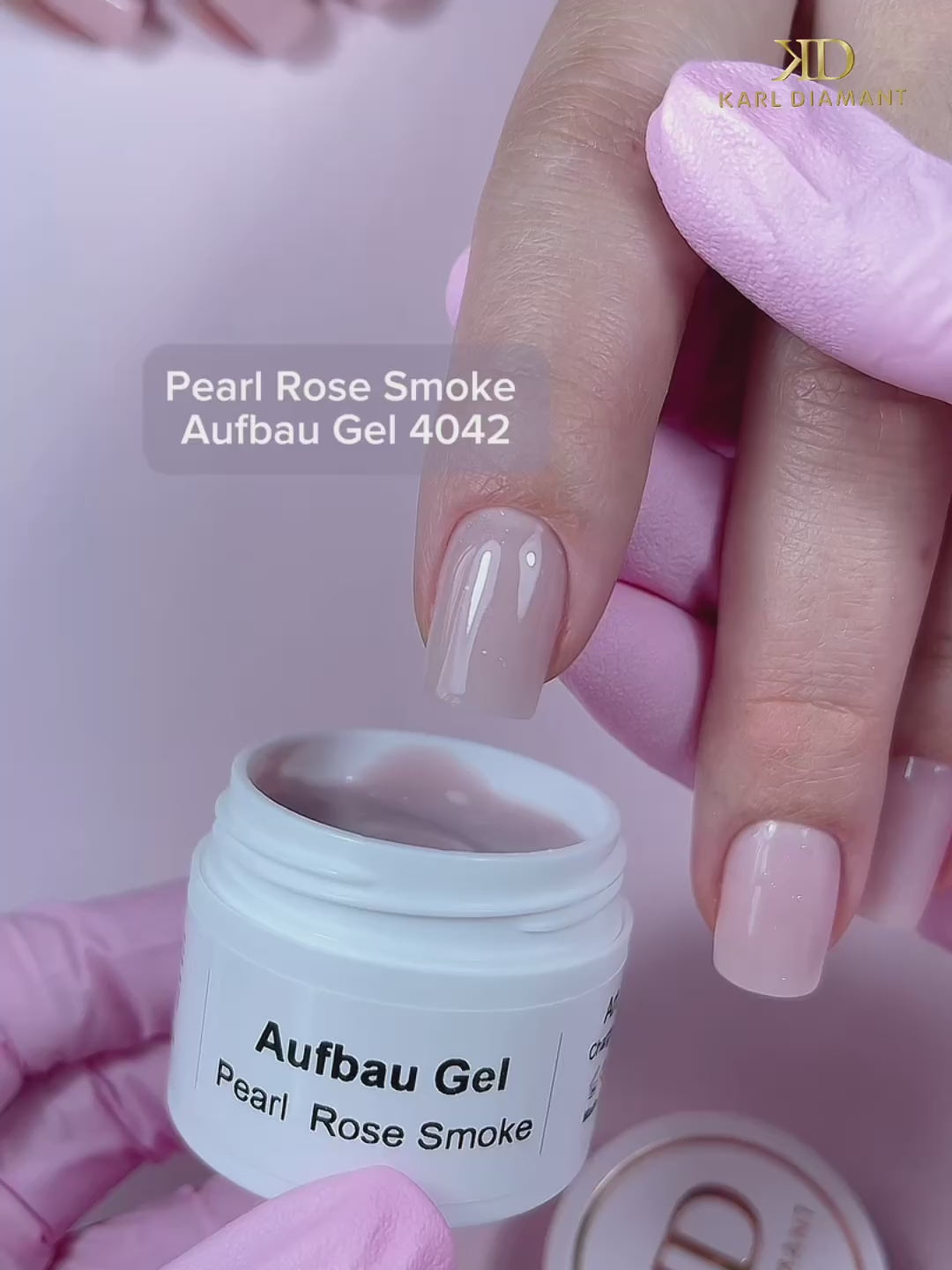 Video laden: Pearl Rose Smoke Aufbau Gel 4042