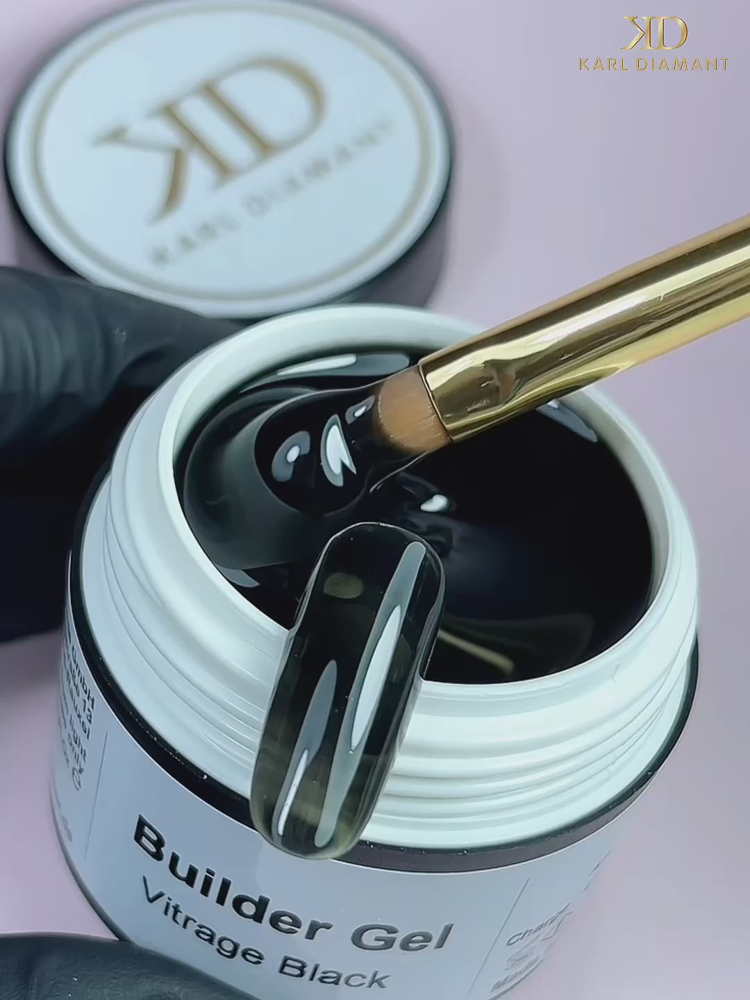 Video laden: Builder Gel Vitrage Black 4128