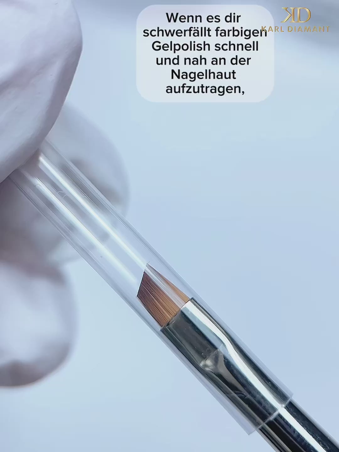 Video laden: Gel Pinsel schräg Gr.4