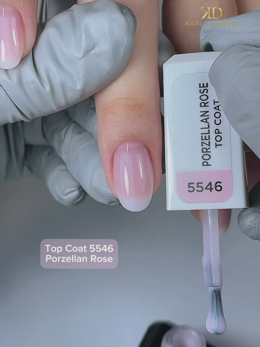 Video laden: Top Coat Porzellan Rose ohne Schwitzschicht 5546