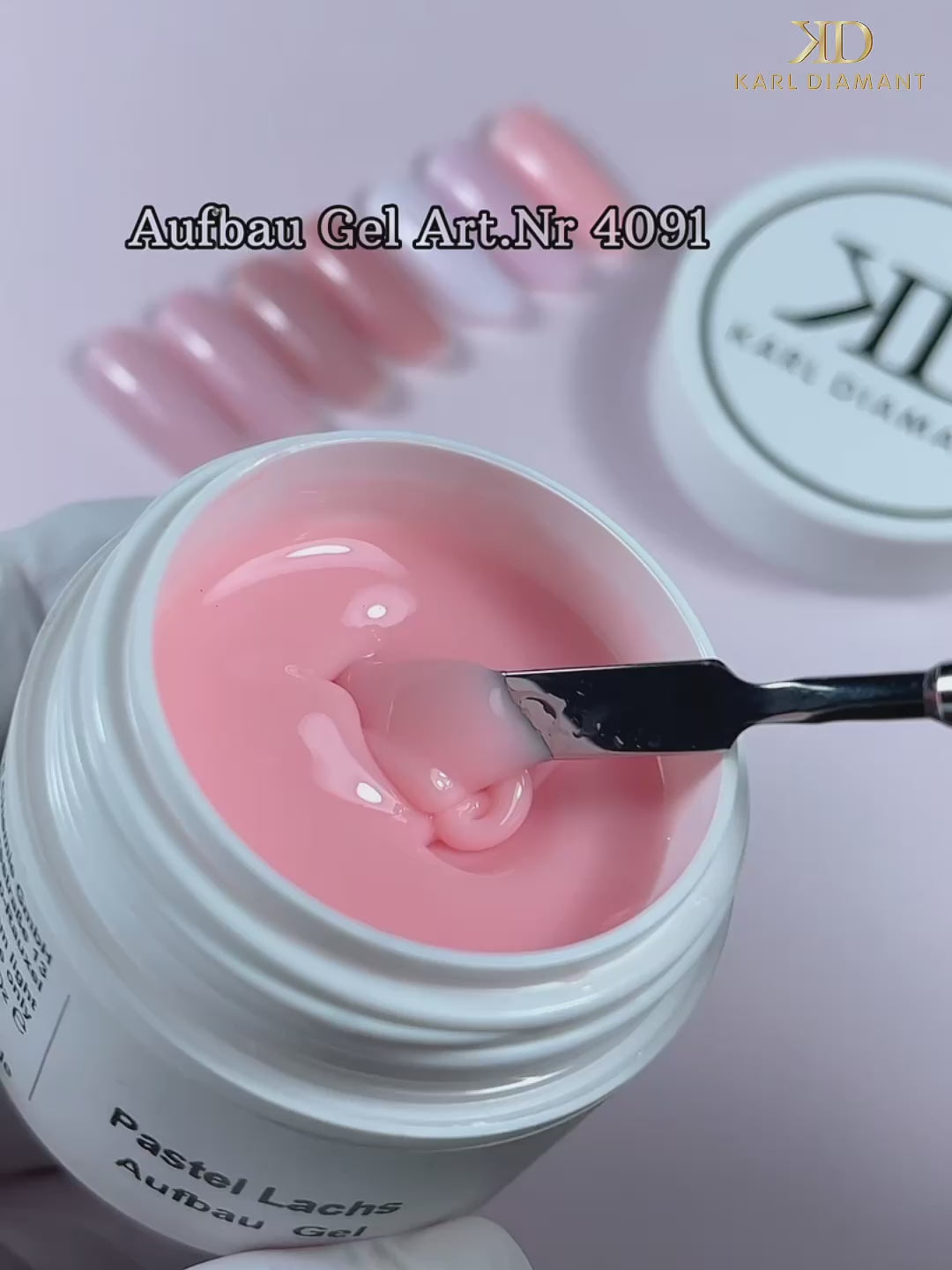 Video laden: Aufbau Gel Pastel Lachs 4091