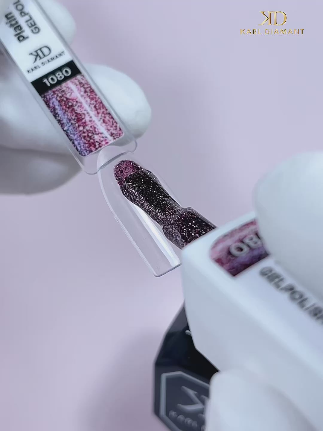 Load video: UV Gelpolish Platin Beere 1080