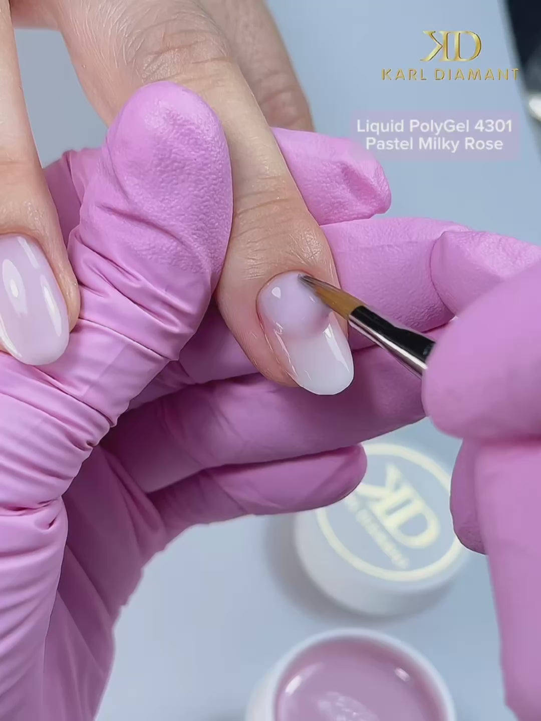 Video laden: Liquid PolyGel Pastel Milky Rose 4301