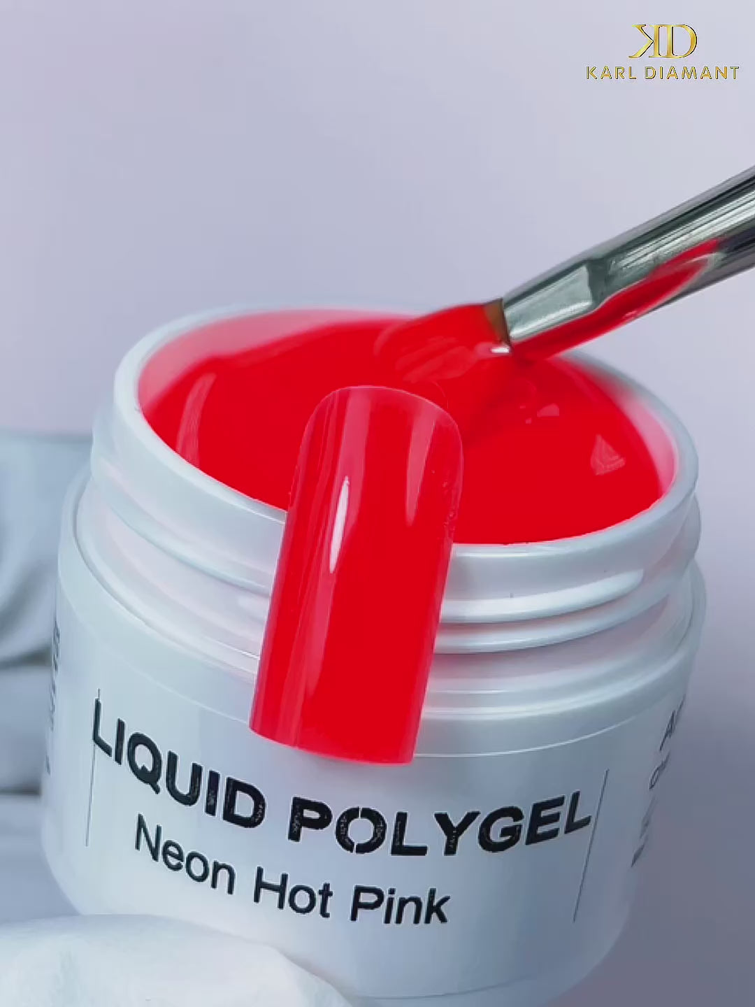 Load video: Liquid PolyGel Neon Hot Pink 4333